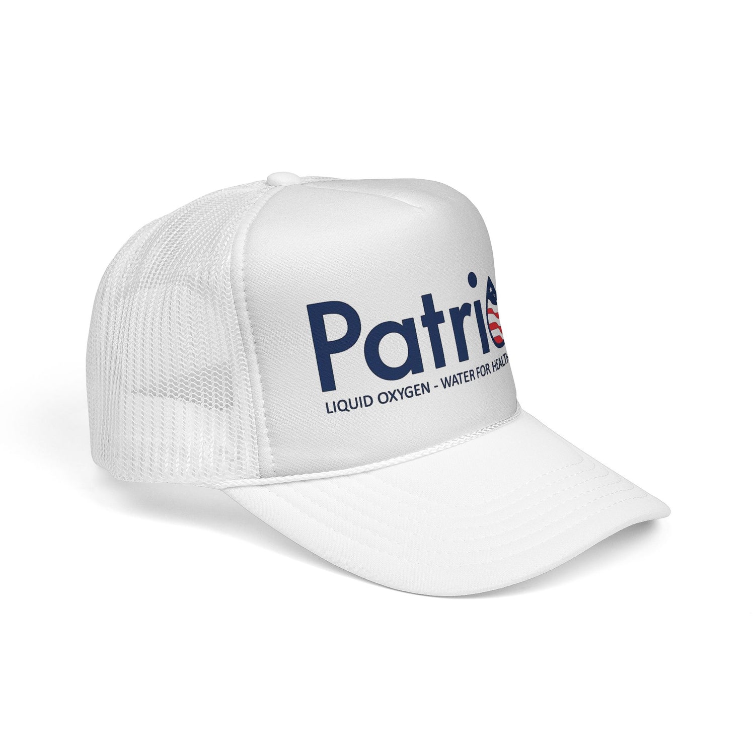 Patriax Trucker Hat — Patriotic Logo Mesh Cap (