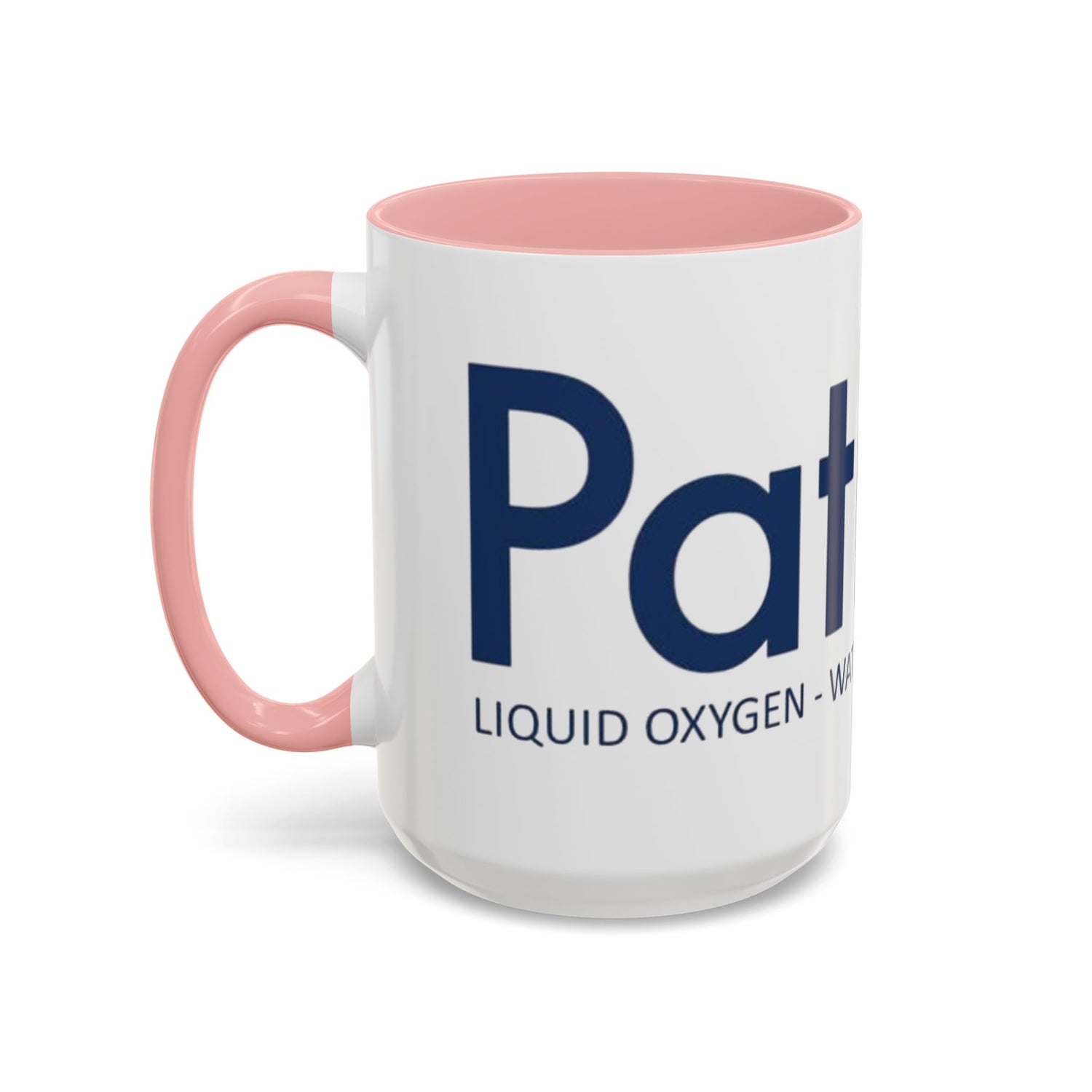 Patriotox Accent Coffee Mug — American Flag Drop Logo, 'Water for Health Freedom'