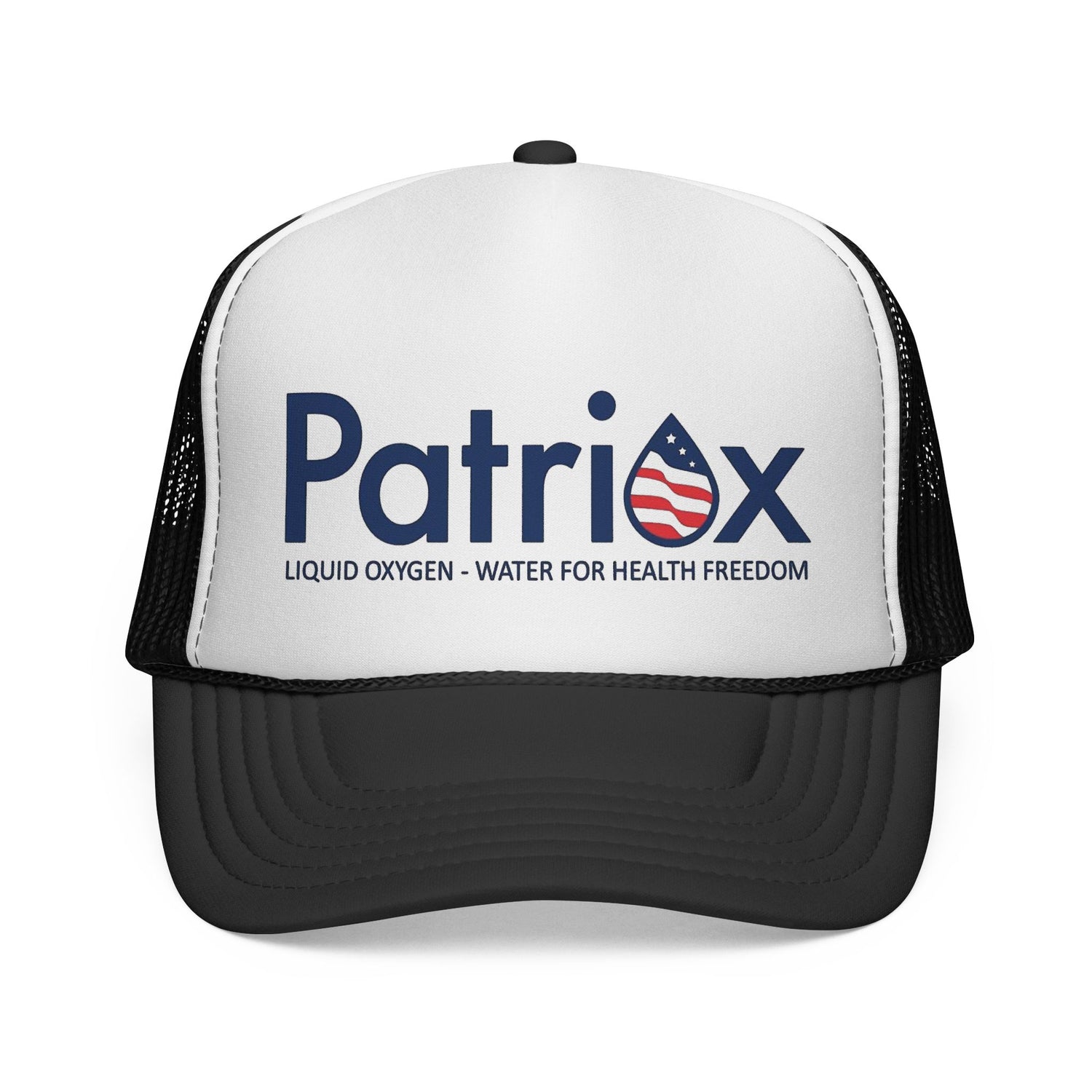 Patriax Trucker Hat — Patriotic Logo Mesh Cap (