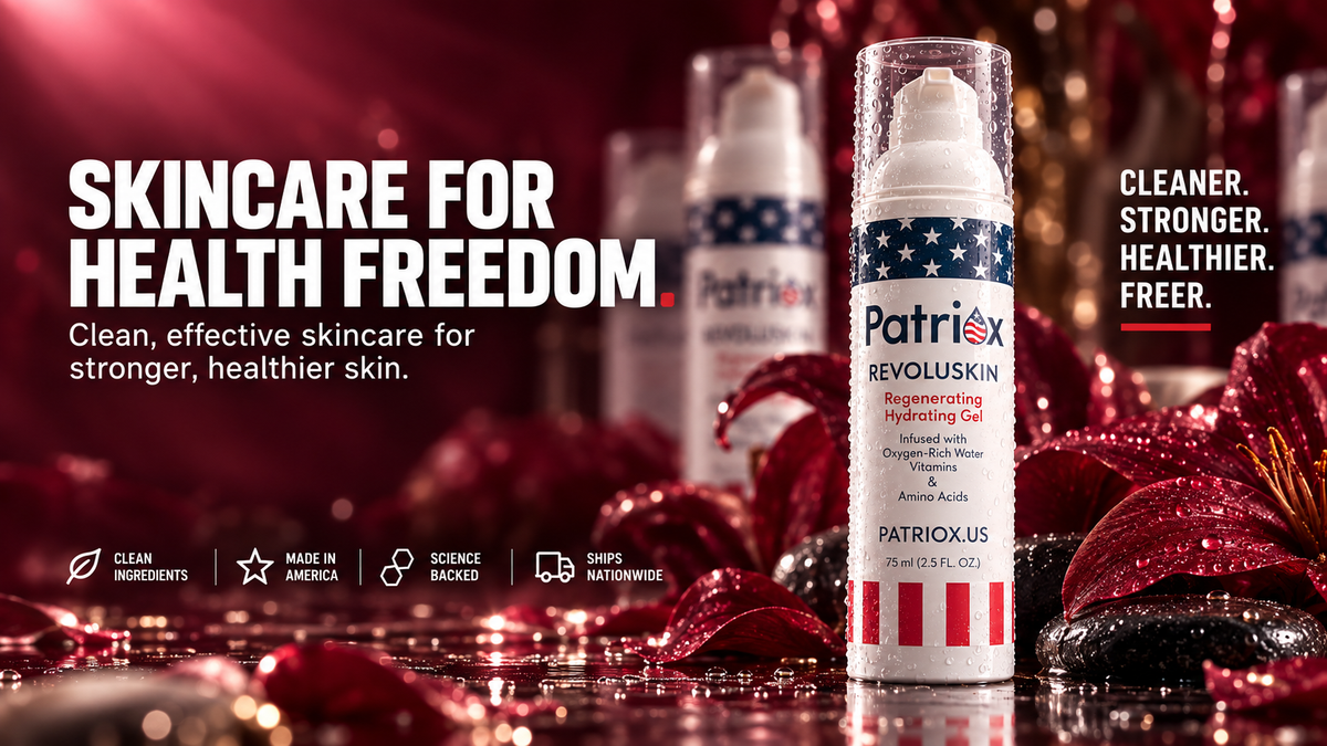 Patriox water bottle beside a branded towel in a gym