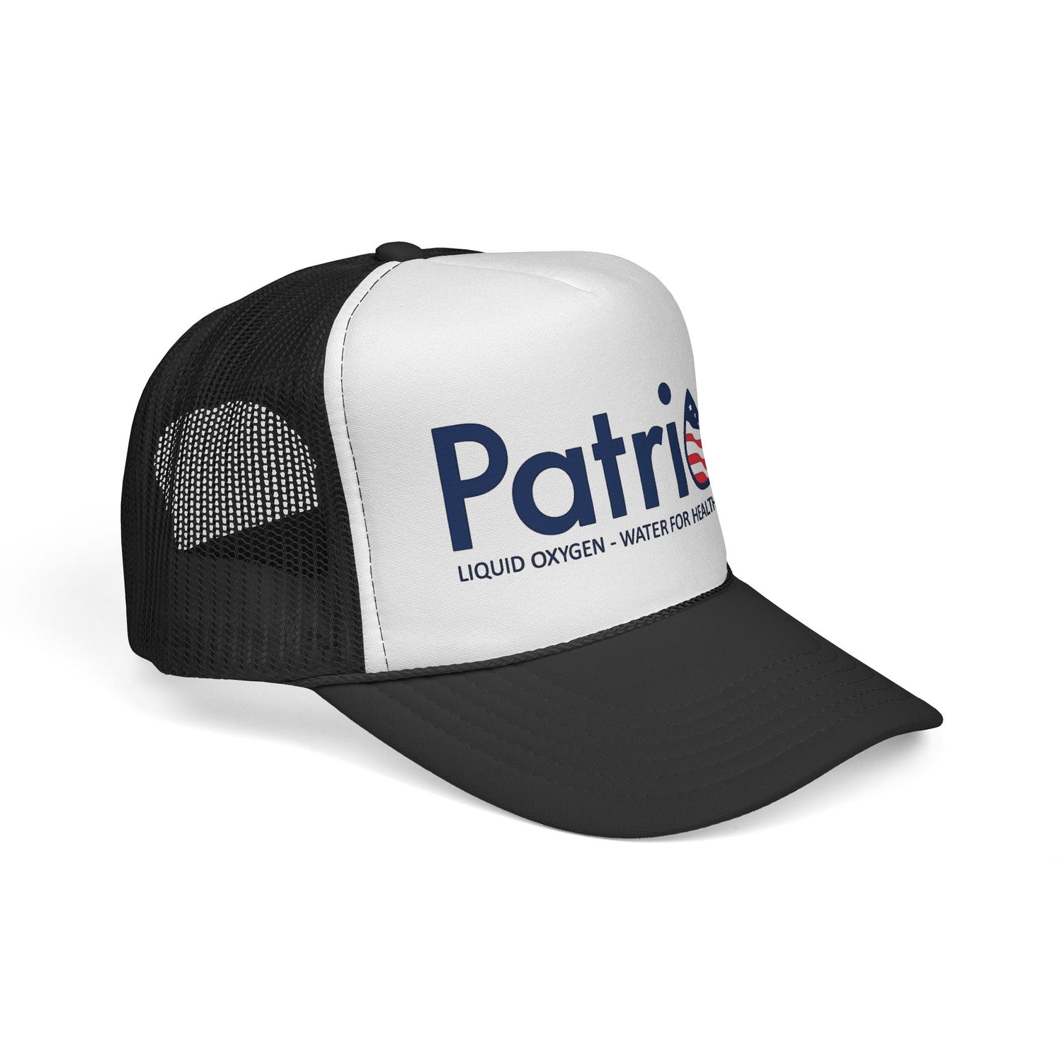 Patriax Trucker Hat — Patriotic Logo Mesh Cap (