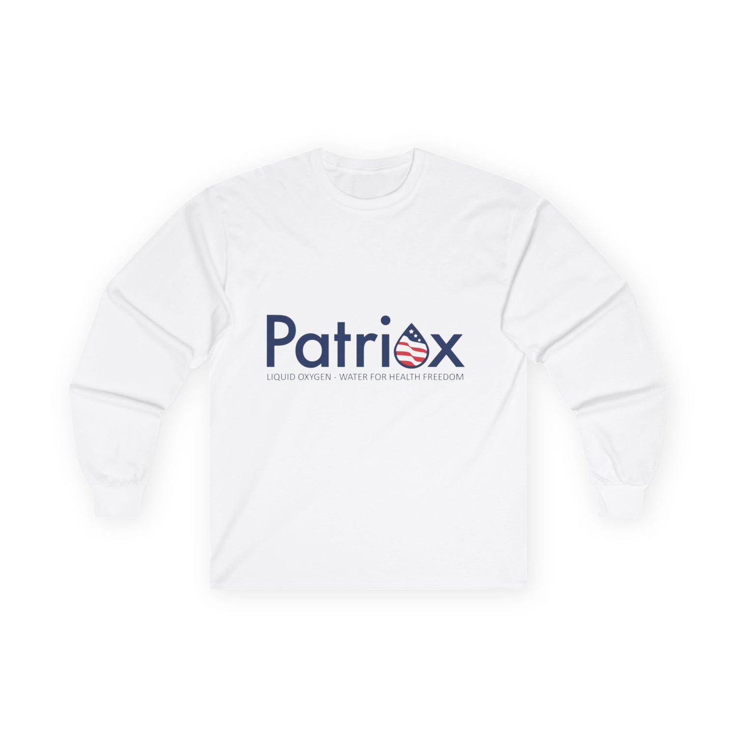 Patriot Logo Long Sleeve Tee — PatriOX American Flag Design