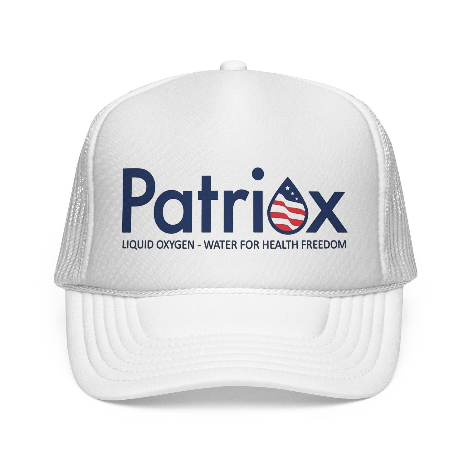 Patriax Trucker Hat — Patriotic Logo Mesh Cap (