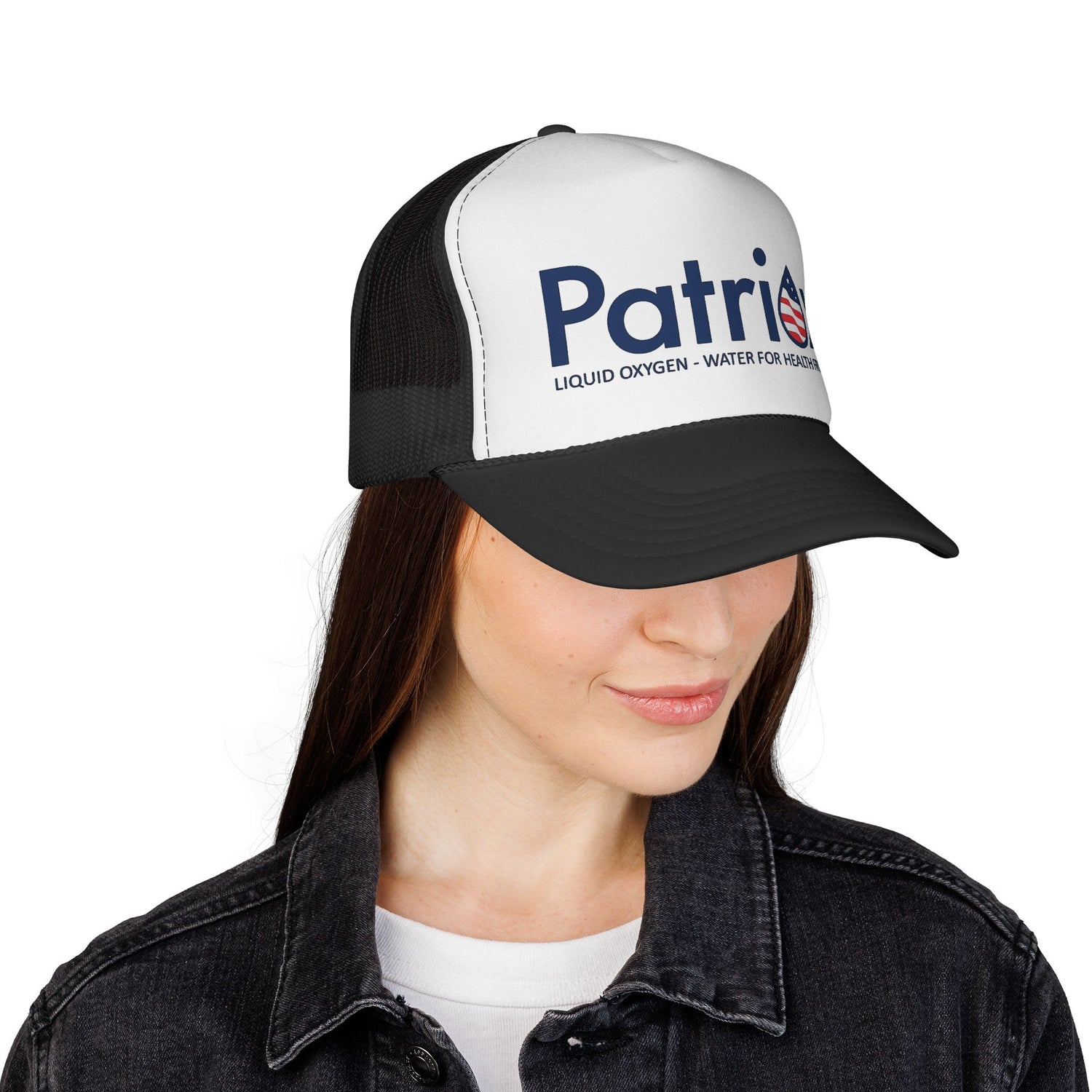 Patriax Trucker Hat — Patriotic Logo Mesh Cap (