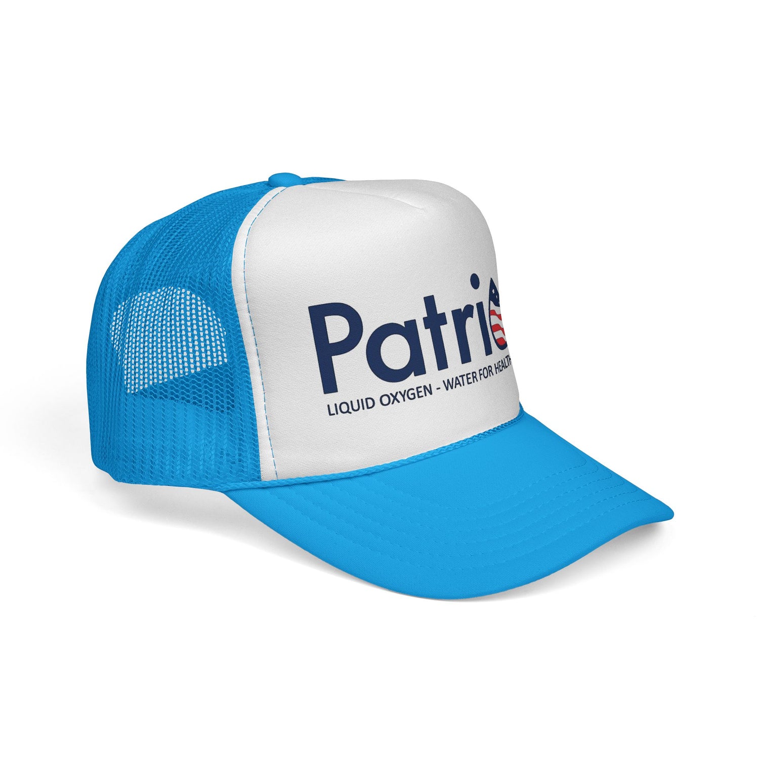 Patriax Trucker Hat — Patriotic Logo Mesh Cap (