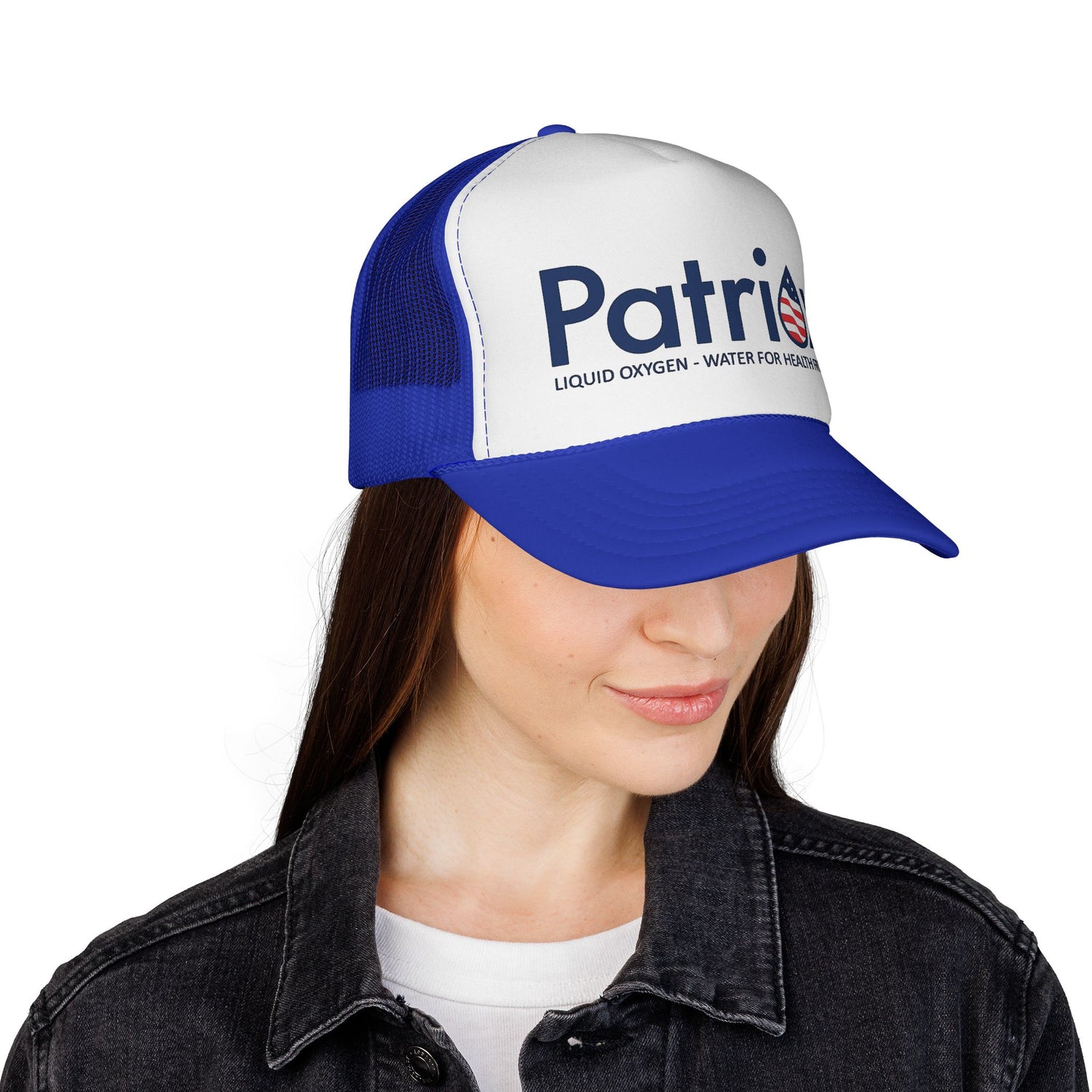 Patriax Trucker Hat — Patriotic Logo Mesh Cap (