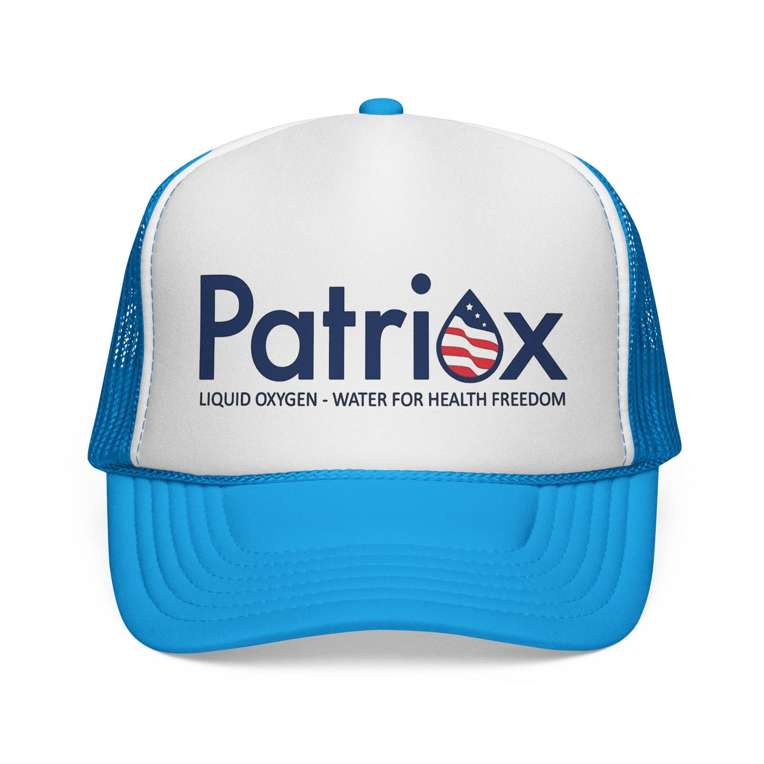 Patriax Trucker Hat — Patriotic Logo Mesh Cap (