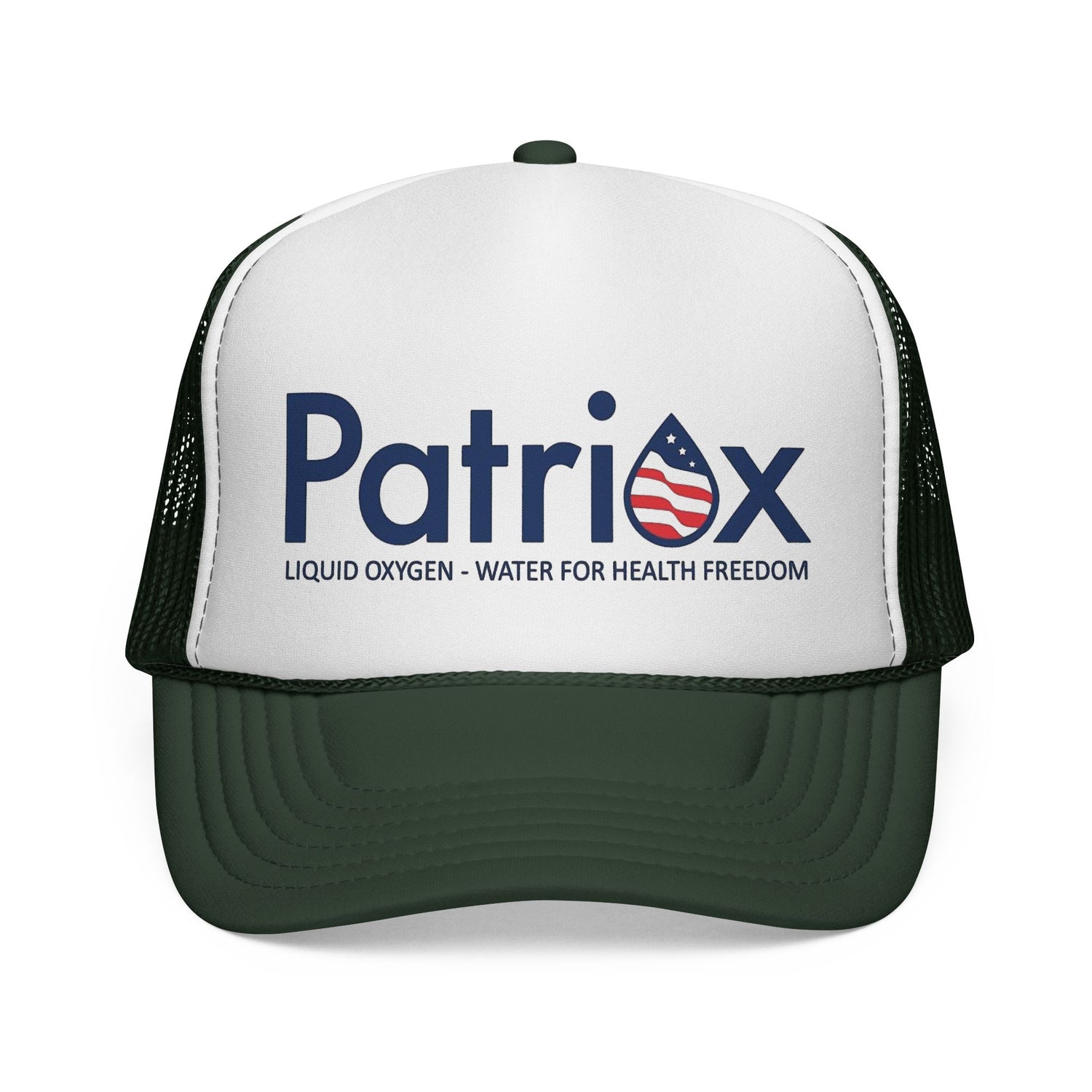 Patriax Trucker Hat — Patriotic Logo Mesh Cap (