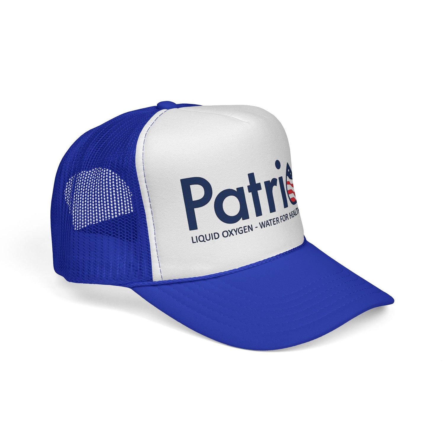 Patriax Trucker Hat — Patriotic Logo Mesh Cap (