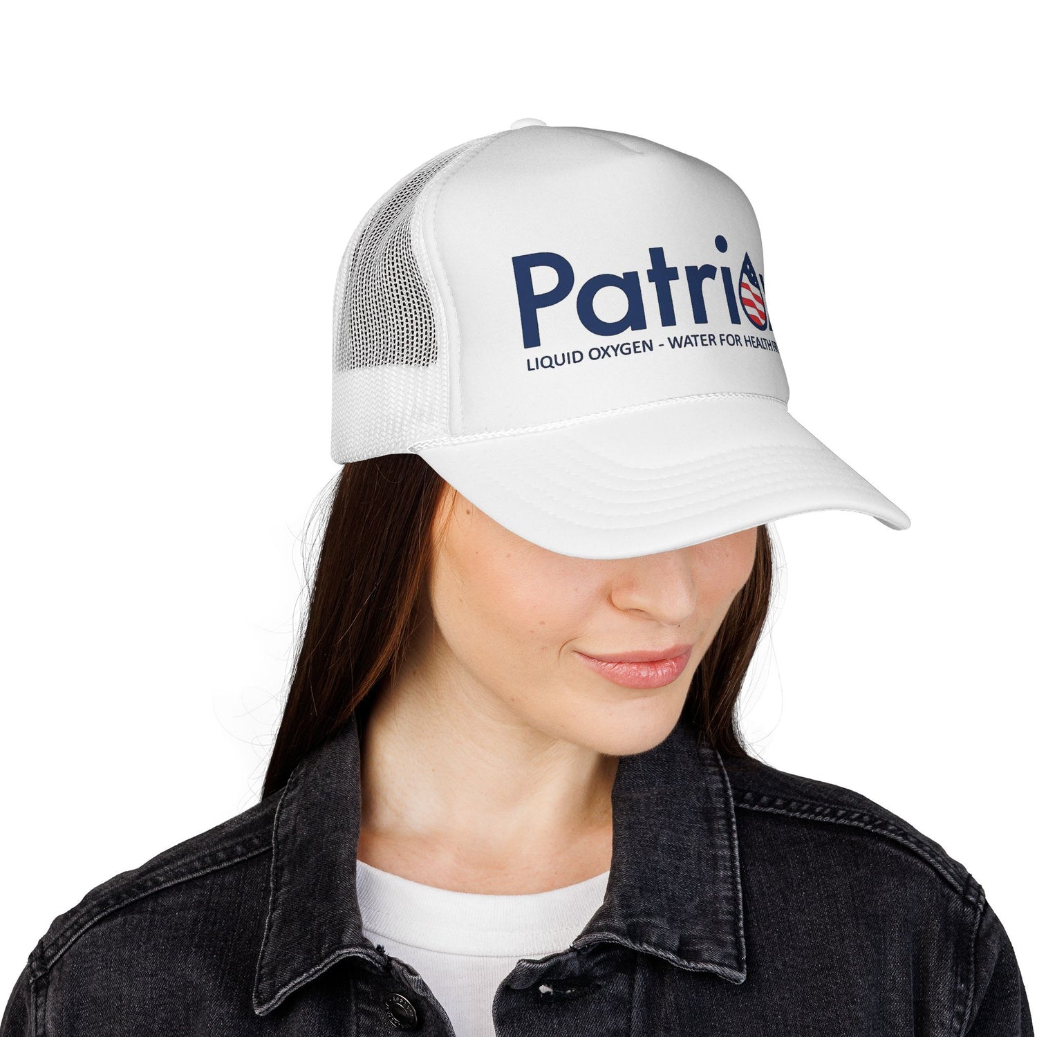 Patriax Trucker Hat — Patriotic Logo Mesh Cap (